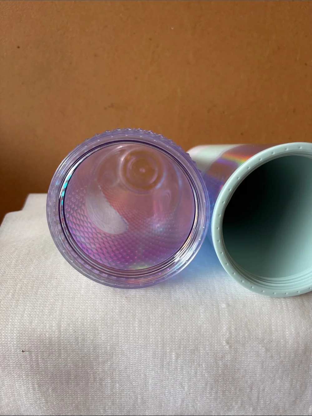 Starbucks Iridescent Ombre Tumbler + Two Studded Tumblers - Picture 6 of 9